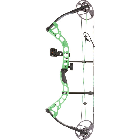 Diamond Atomic Bow Package Neon Green 12-24 In. 29 Lbs. Rh