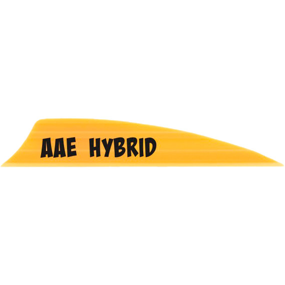Aae Hybrid 2.0 Shield Cut Vanes Fire Orange 50 Pk.