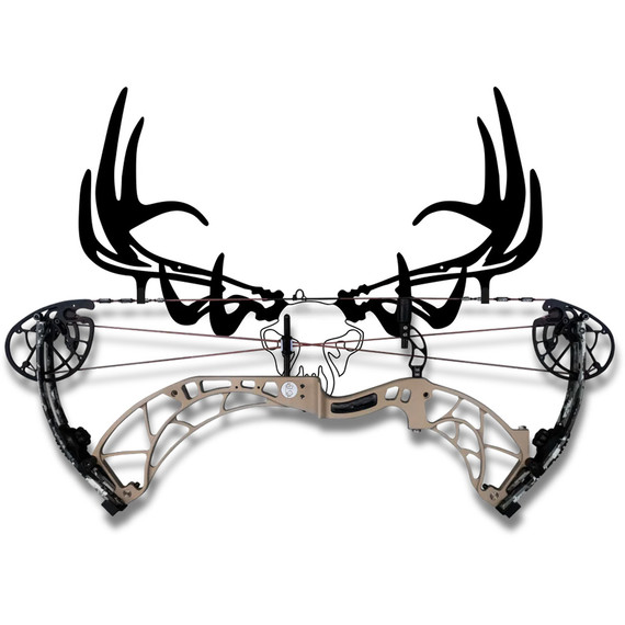 Raxx Bow Hanger Elk Skull Crossbow