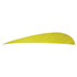 Trueflight Parabolic Feathers Yellow 5 In. Lw 100 Pk.