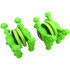 Bowjax Magnum Rizrjax Dampeners Flo. Green 2 Pk.