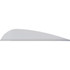 Aae Trad Vanes White 3 In. 50 Pk.