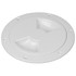 Sea-Dog Quarter-Turn Smooth Deck Plate w/Internal Collar - White - 5"