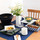 Assiette carrée japonaise bambou vaisselle japonaise