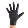6 mil Black Nitrile Gloves, Medium, 1000/cs