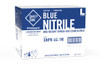 4Mil, Small Blue Nitrile Glove, Powder Free, Non-Medical - 100/bx, 10bx/cs