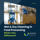 Wet & Dry Cleaning in Food Processing: What’s the  Difference?