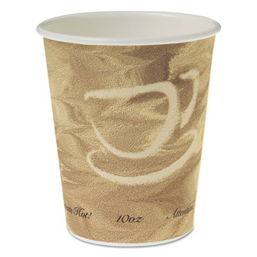 Single Sided Poly Paper Hot Cups, 10 OZ, Mistique design, 50/Bag, 20 Bags/Carton Single Sided Poly Paper Hot Cups, 10 OZ, Mistique design, 50/Bag, 20 Bags/Carton