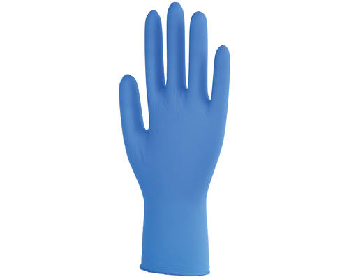 8.7mil Blue Nitrile Exam Gloves, Extra Large, 12" Powder Free, 50/bx, 10 bx/cs