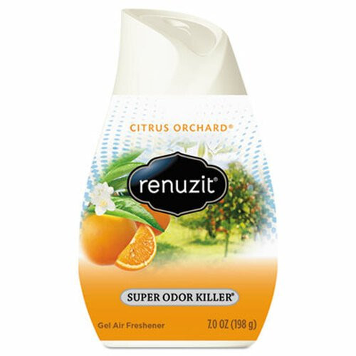 Adjustables Air Freshener, Renuzit, Citrus Sunburst, 7 oz Cone, 12/Carton