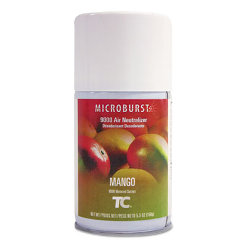 Microburst 9000 Air Freshener Refill, Mango, 5.3 oz, Aerosol, 4/Carton Microburst 9000 Air Freshener Refill, Mango, 5.3 oz, Aerosol, 4/Carton