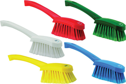 Vikan Short Handle Washing Brush- Soft/Split