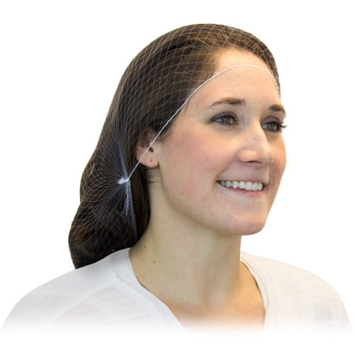 Lightweight Nylon Hairnet, White, 28", 144 per Box, 10/case Lightweight Nylon Hairnet, White, 28", 144 per Box, 10/case