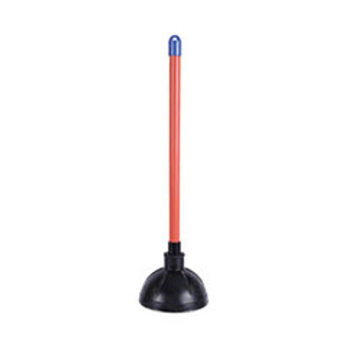Toilet Plunger, 18" Plastic Handle w/ 5 5/8" Dia Bowl, Red/Black, 6/Carton Toilet Plunger, 18" Plastic Handle w/ 5 5/8" Dia Bowl, Red/Black, 6/Carton