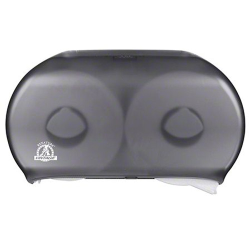 Advantage 9 Twin Jumbo Tissue Dispenser - Black Translucent