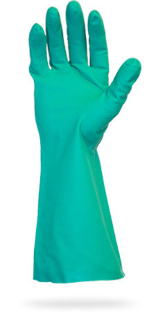 11 MIL, Standard Green Nitrile Unlined Gloves, One Pair Per Bag, 12DZ/CS, 2XL