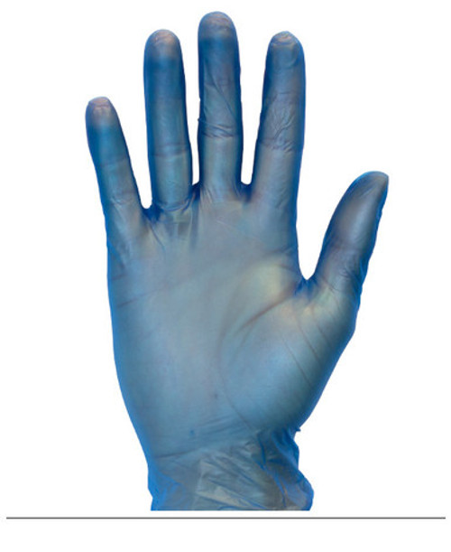 Standard Blue Vinyl Gloves, Powdered, Non-Medical, 100bx/10cs, XL Standard Blue Vinyl Gloves, Powdered, Non-Medical, 100bx/10cs, XL
