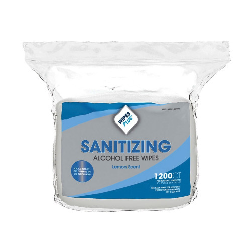 Hand Sanitizing Alcohol Free Wipe, Refill Bag 1200ct, 4/cs Hand Sanitizing Alcohol Free Wipe, Refill Bag 1200ct, 4/cs