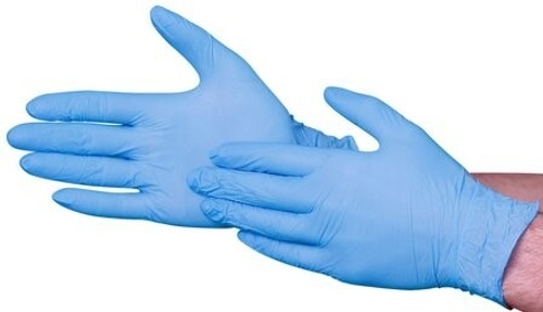 4 mil Blue Chemo Exam Nitrile Gloves, Small, Powder Free, 1000/cs