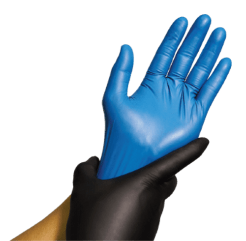 5 Mil Blue Metal Detectable Nitrile Gloves, Small, 1000/cs