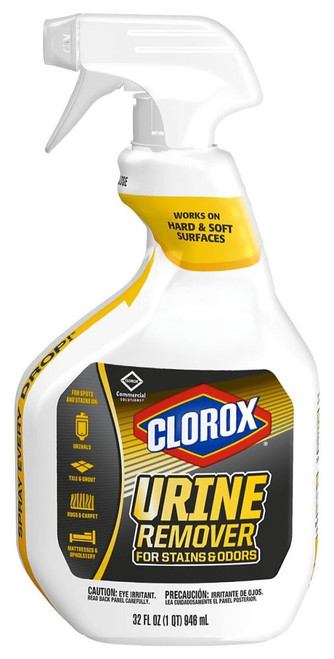 CloroxPro Urine Remover Cleaner 32 Fl Oz Spray, Liquid, 9/cs