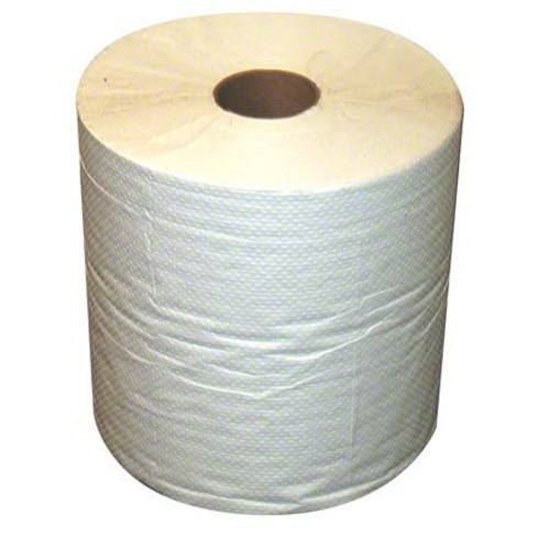 Advantage Recycled Hardwound White Towel, 7.87" x 800', 2" core, 1 Ply, 6/CS