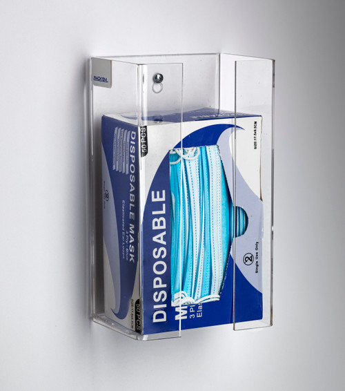1-Box Top Loading Acrylic Glove or Face Mask Dispenser