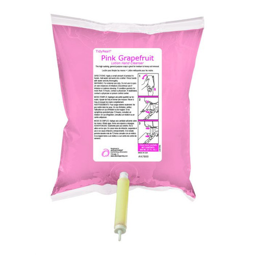 TidyFoam Pink Grapefruit Lotion Cleanser, Hand Soap, 800 mL 12/CS
