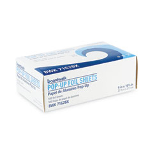 Standard Aluminum Foil Pop-Up Sheets, 9 x 10.75, 500/Box Standard Aluminum Foil Pop-Up Sheets, 9 x 10.75, 500/Box