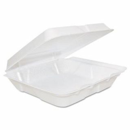 Dart Foam Hinged 1 Compartment White 8" X 7.5" X 2.3" 200/CS Dart Foam Hinged 1 Compartment White 8" X 7.5" X 2.3" 200/CS