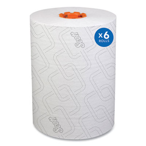 Scott Pro Slimroll Hardwound Paper Towels, 1-ply, 580 ft.Roll, 6 Rolls/Case Scott Pro Slimroll Hardwound Paper Towels, 1-ply, 580 ft.Roll, 6 Rolls/Case