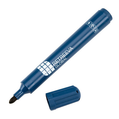   Metal Detectable Permanent Marker - Blue Ink, 10 per pack