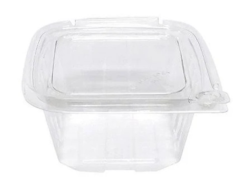 16OZ RPET CLEAR HINGED LID TAMPER EVIDENT CONTAINER, 240/CS