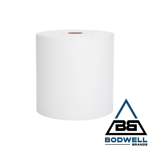 Bodwell Brands OPTIMA TAD, White Roll Towel 1000', 6/Case Bodwell Brands OPTIMA TAD, White Roll Towel 1000', 6/Case