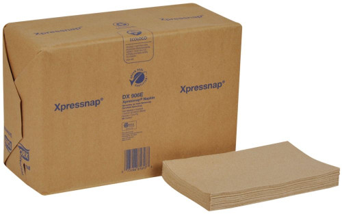 Tork Universal Xpressnap® Dispenser Napkin 8.5" x 13" Open, 4.3" x 6.5" Folded, Natural, Overall emboss, 1-Ply, (6000/CS) Tork Universal Xpressnap® Dispenser Napkin 8.5" x 13" Open, 4.3" x 6.5" Folded, Natural, Overall emboss, 1-Ply, (6000/CS)
