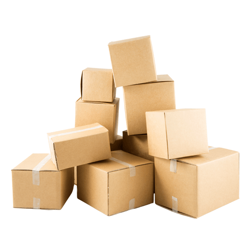 10 x 10 x 10" Corrugated Boxes, 25/Bundle