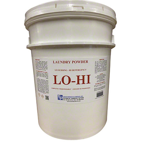 Savin, 50lb Laundry Detergent, LO-HI Powder, Low Sudsing-Concentrated Non-Scented 1/EA Savin, 50lb Laundry Detergent, LO-HI Powder, Low Sudsing-Concentrated Non-Scented 1/EA
