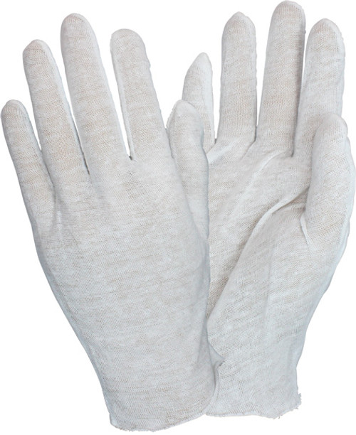 100% Cotton Lisle Light Weight Inspector Glove, 1DZ Pair/Bag 100DZ/CS, Men's