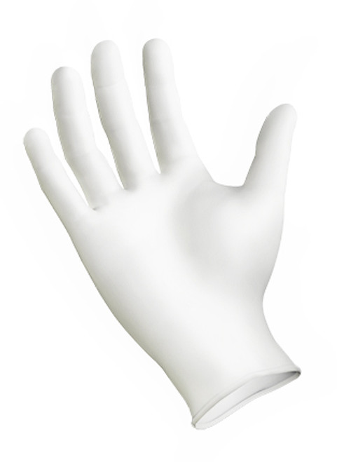 4 mil White Nitrile Gloves, Small, Powder Free, 1000/cs 4 mil White Nitrile Gloves, Small, Powder Free, 1000/cs