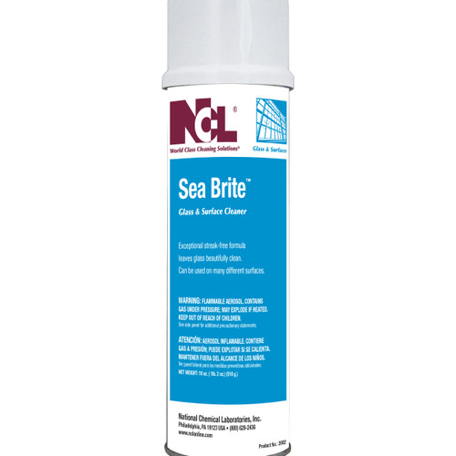 Sea Brite Glass & Surface Cleaner, Aerosol, 12-18oz/cs