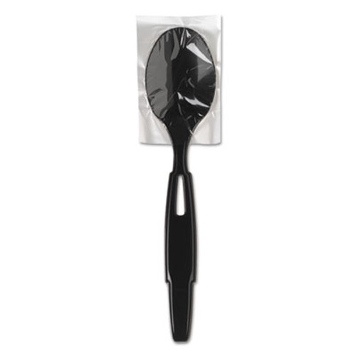 SmartStock Wrapped Heavy-Weight Cutlery Refill, Teaspoon, Black, 960/Carton SmartStock Wrapped Heavy-Weight Cutlery Refill, Teaspoon, Black, 960/Carton