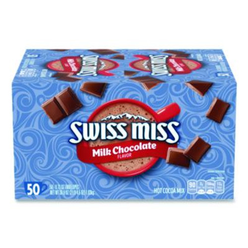 Swiss Miss Hot Cocoa Mix, Regular, 0.73 oz Packet, 50 Packets/Box Swiss Miss Hot Cocoa Mix, Regular, 0.73 oz Packet, 50 Packets/Box