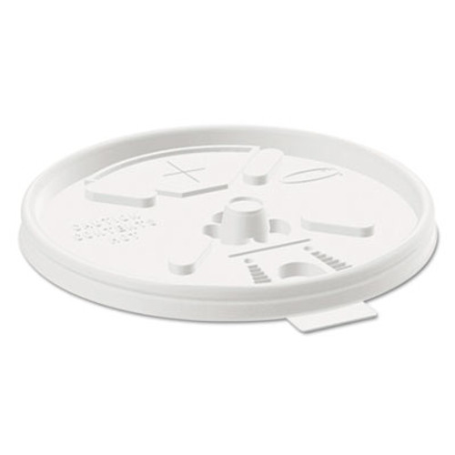 Lift n' Lock Plastic Hot Cup Lids, With Straw Slot, Fits 12 oz to 24 oz Cups, Translucent, 100/Pack, 10 Packs/Carton Lift n' Lock Plastic Hot Cup Lids, With Straw Slot, Fits 12 oz to 24 oz Cups, Translucent, 100/Pack, 10 Packs/Carton