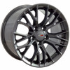 17" Fits Corvette C7 Gunmetal Z06 Style Wheels Set of 4 17x9.5" Rims