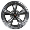 18" Fits Ford® 2004 Mustang® Bullitt Wheels Anthracite with a Fine Machined Lip 18x9" Rims