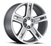22" Fits Chevrolet 2015 Silverado Tahoe CK160 Wheels GMC Gray with Machined Face Set of 4 22x9" Rims