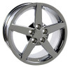 17"/18" Fits Corvette C6 Style Chrome Z06 Staggered Wheels Set of 4 17x8.5" 18x9.5" Rims