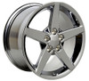 17"/18" Fits Corvette C6 Style Chrome Z06 Staggered Wheels Set of 4 17x8.5" 18x9.5" Rims