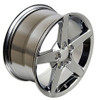 17"/18" Fits Corvette C6 Style Chrome Z06 Staggered Wheels Set of 4 17x8.5" 18x9.5" Rims