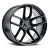 20" Fits Dodge Widebody Style Wheels Chrysler 300c Chargers Challenger Gloss Black Staggered Set of 4 20x9.5/10.5" Rims